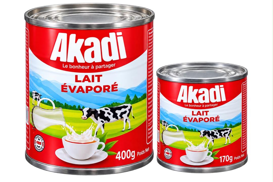 AKADI LAIT EVAPORE  LOT DE 24 BOITES