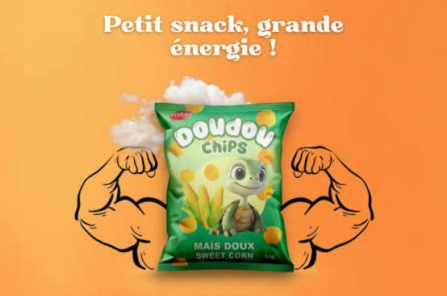 CHIPS DOUDOU MAÏS DOUX (lot de 50 sachets)x1