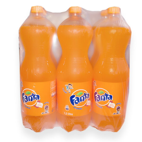 FANTA ORANGE 1,5L×6 BOUTEILLES PLASTIC