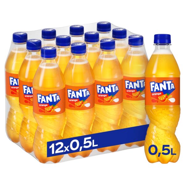 FANTA ORANGE 500ML×12 BOUTEILLES PLASTIC