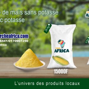 Poudre de maïs blanc avec potasse (1 Tonne)