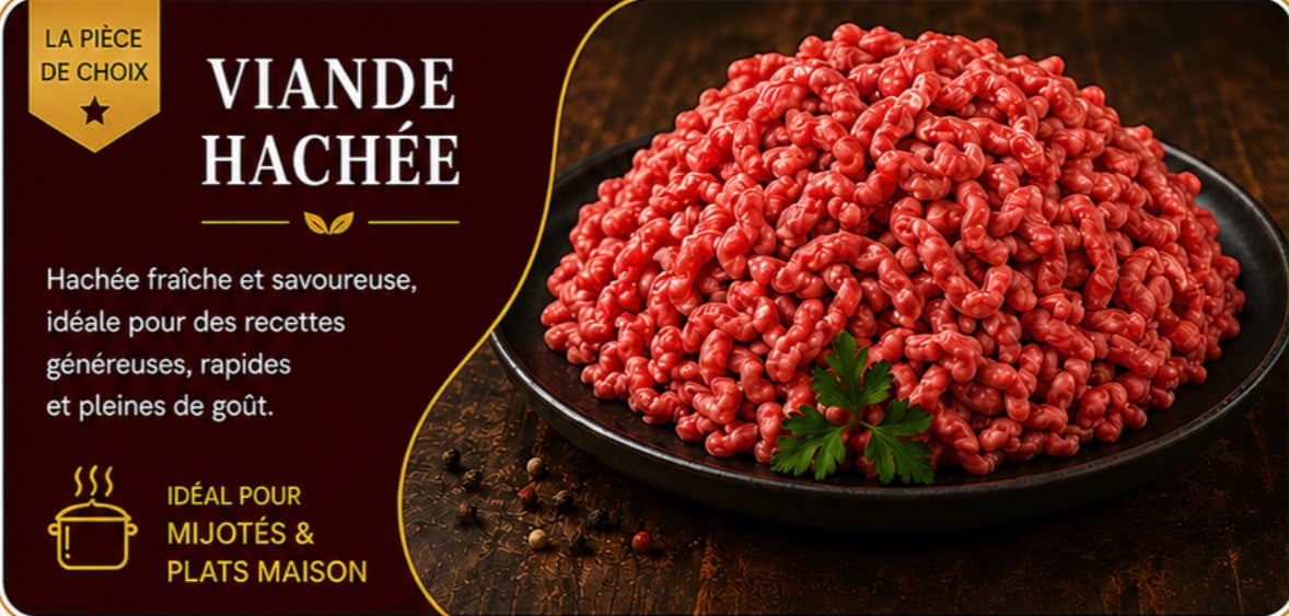 Viande Hachée 100% maigre